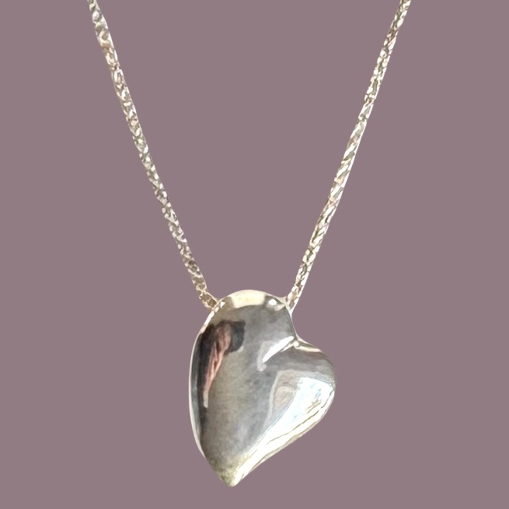 Zina Sterling Silver Heart Pendant Necklace